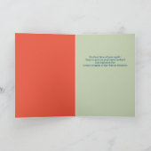 Wintersonnenzeit Feiertagskarte (Innenseite)