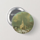 Wintersonntag in alten Zeiten Button (Vorne & Hinten)