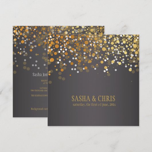 Wintersonntag Pix Dezines Einladung (Vorne/Hinten)