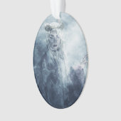Wintersorceress-Fantasie-Schnee-Königin-Hexe Ornament (Vorderseite)