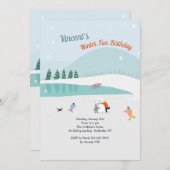 Winterspass - Einladung (Vorne/Hinten)