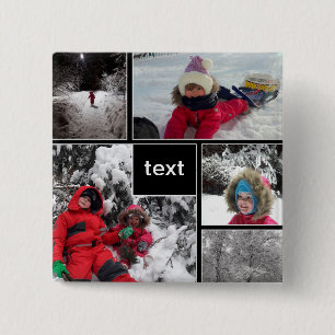 Winterspass-Kinderspiele Schnee individuell anpass Button