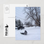 Winterspass Postkarte (Vorne/Hinten)