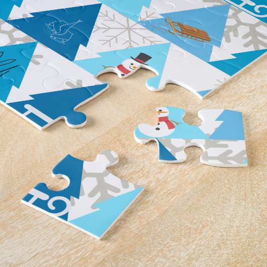 Winterspass Puzzle (Seite)