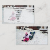 Winterspass Visitenkarte (Vorne/Hinten)