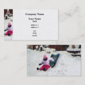 Winterspass Visitenkarte (Vorne/Hinten)