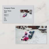 Winterspass Visitenkarte (Vorne/Hinten)