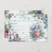 Winterspeckkarte Begleitkarte (Vorne/Hinten)