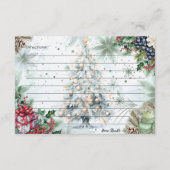 Winterspeckkarte Begleitkarte (Rückseite)