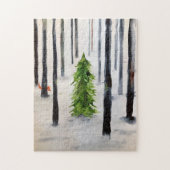 Winterspiel Puzzle (Vertikal)