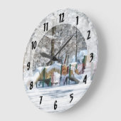 Winterspielplatz Große Wanduhr (Winkel)