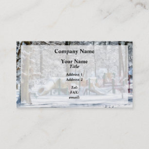 Winterspielplatz Visitenkarte