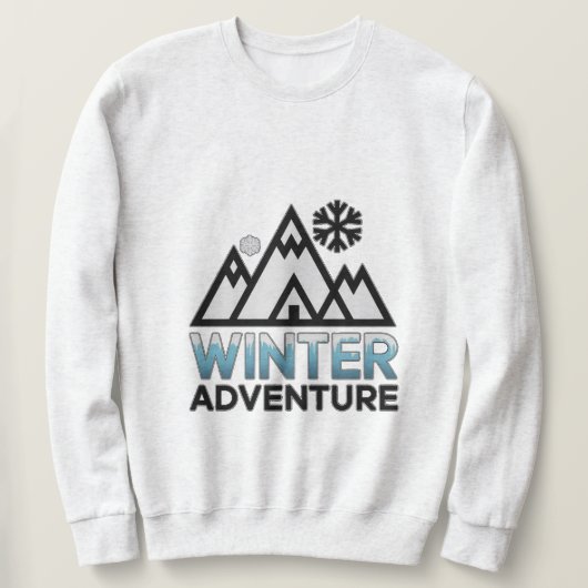 Winterspitzen Sweatshirt (Design vorne)