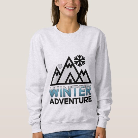 Winterspitzen Sweatshirt (Vorderseite)