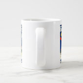 Wintersport bei Yosemite PosterYosemite, CA Jumbo-Tasse (Rückseite)