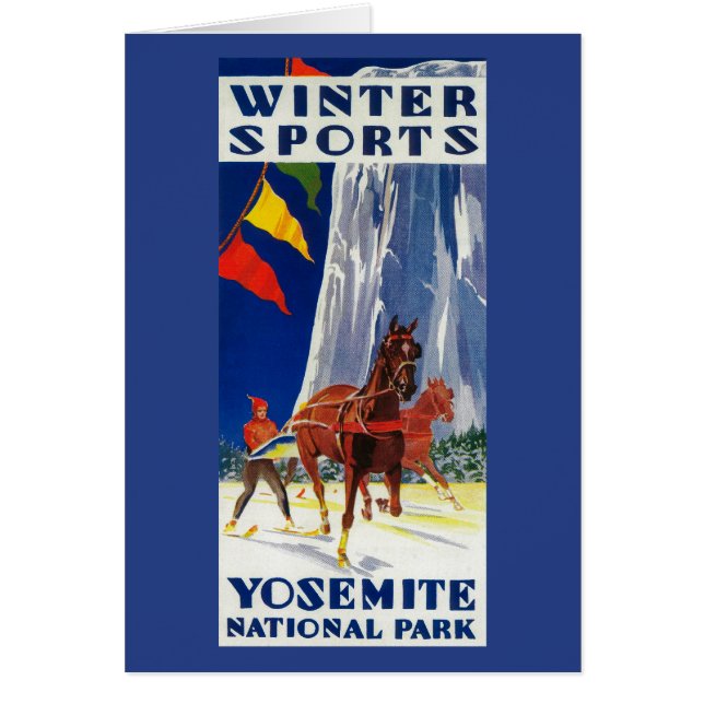 Wintersport in Yosemite PosterYosemite, CA (Vorne)