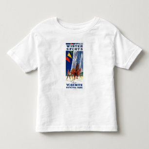 Wintersport in Yosemite PosterYosemite, CA Kleinkind T-shirt