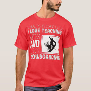 Wintersport-Lehrer Tutor Snowboarding T-Shirt