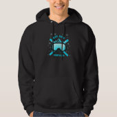 Wintersport mit Ski oder Snowboard oder Big Sky Mo Hoodie (Vorderseite)