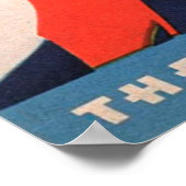 Wintersport New England New Haven Bahn Poster (Ecke)