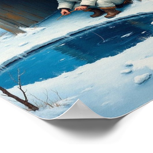 Wintersport Poster (Ecke)