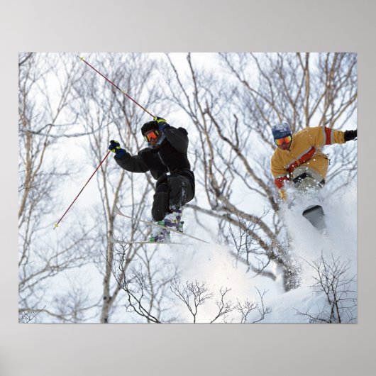 Wintersport Poster (Vorne)
