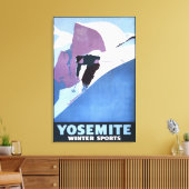 Wintersport-Promotionplakat Leinwanddruck (Insitu (Wohnzimmer))