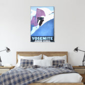 Wintersport-Promotionplakat Leinwanddruck (Insitu (Schlafzimmer))