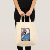 Wintersport-Promotionplakat Tragetasche (Vorderseite (Produkt))