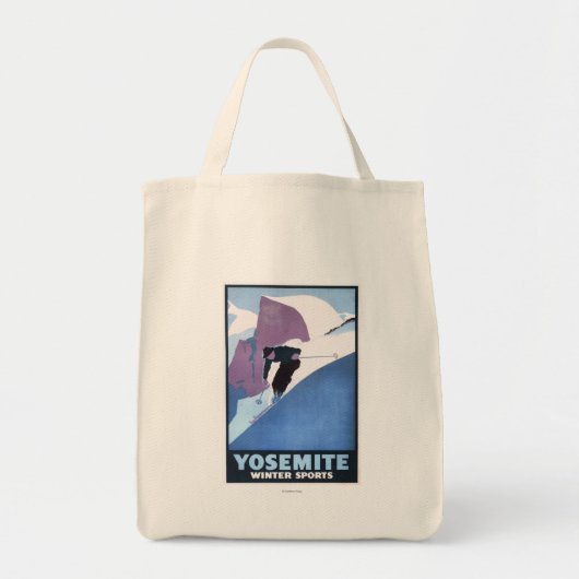Wintersport-Promotionplakat Tragetasche (Vorne)