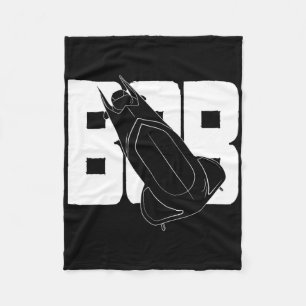 Wintersport Schlittelbahn Bobsled Bob Fleecedecke