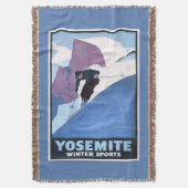 Wintersport-Ski-Werbeposter Decke (Vorderseite Vertikal)