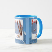 Wintersport - Skimaterial Tasse (VorderseiteRechts)