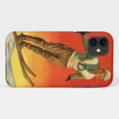 Wintersport - Skispringer Case-Mate iPhone Hülle (Rückseite (Horizontal))