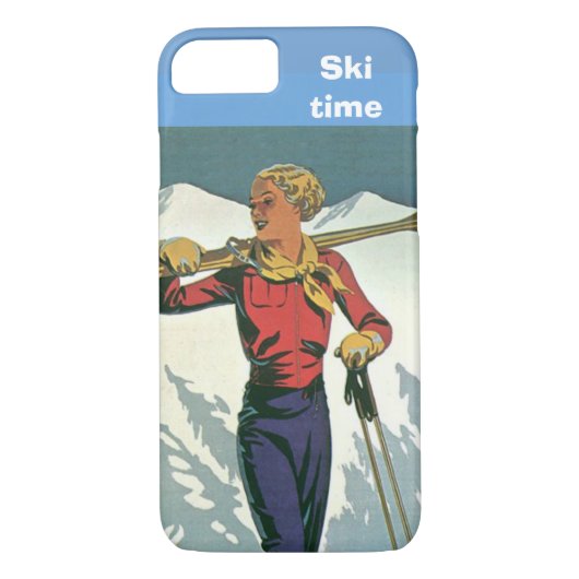 Wintersport - Skizeit Case-Mate iPhone Hülle (Rückseite)