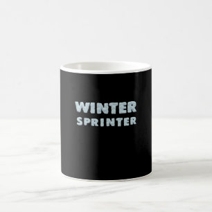 Wintersport - Winter Sprinter - Shirt Skifahren Kaffeetasse