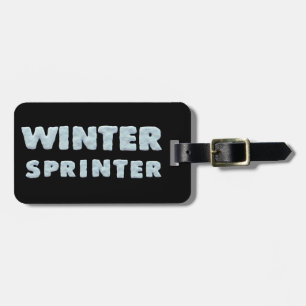 Wintersport - Winter Sprinter - Shirt Skiverleih Gepäckanhänger