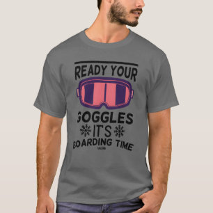 Wintersport Winterurlaub Lawine Schnee Geschenk T-Shirt