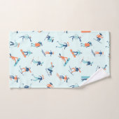 Wintersportart Badhandtuch Set (Handtuch)