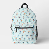 Wintersportart Bedruckter Rucksack (Vorderseite)