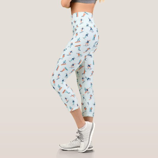 Wintersportart Capri Leggings (Links)