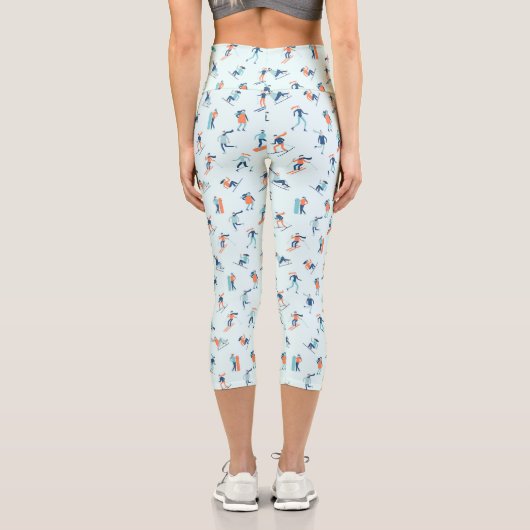Wintersportart Capri Leggings (Rückseite)