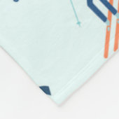 Wintersportart Fleecedecke (Ecke)