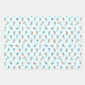 Wintersportart Geschenkpapier Set (Vorderseite 2)