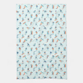 Wintersportart Geschirrtuch (Vertikal)