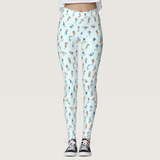 Wintersportart Leggings (Vorderseite)