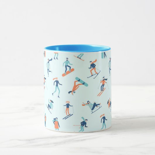 Wintersportart Tasse (Zentrum)