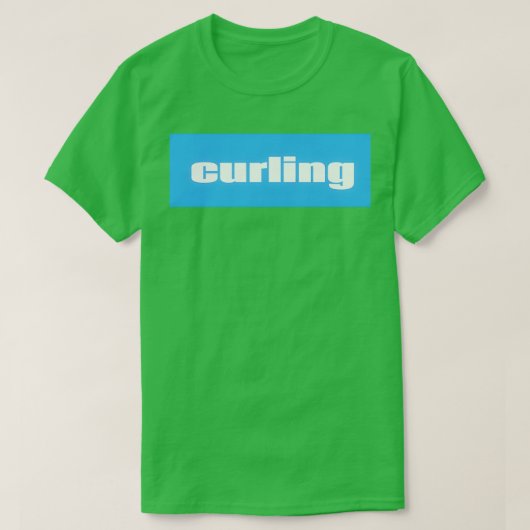 Wintersportarten Curling 1 T-Shirt (Design vorne)