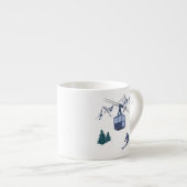 Wintersportarten in der Skizze Espressotasse (Vorderseite Rechts)