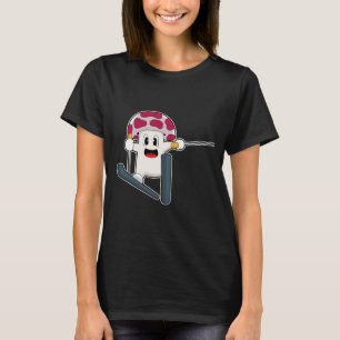 Wintersportarten von Mushroom Skier T-Shirt